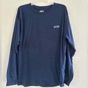 Men's Long Sleeve Navy Shirt